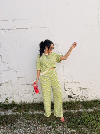 stay in lime pants
