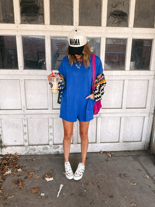 bet on it blue romper