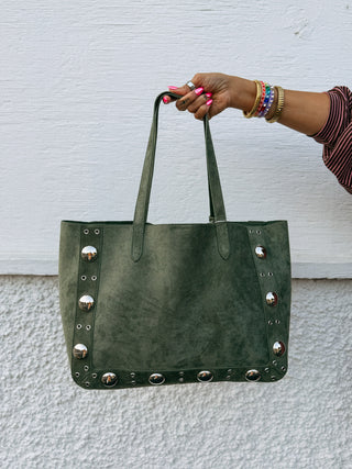 the rivet road tote bag