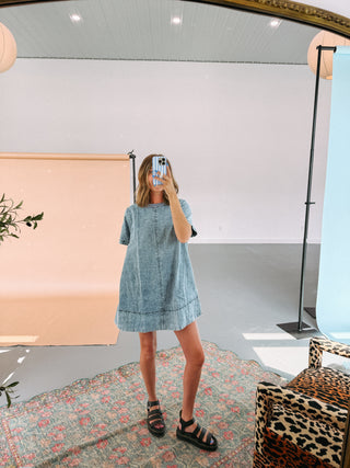 daytime dress - denim