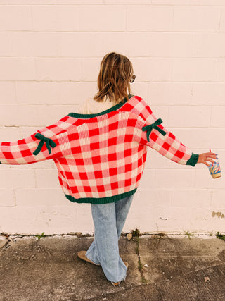 christmas wrapping cardigan