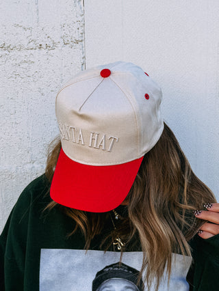 santa hat trucker hat