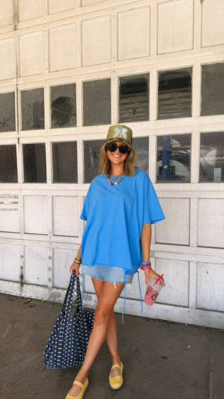 strings attached oversized tee