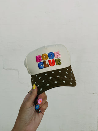 ETTA OG | book club trucker hat - polka dot