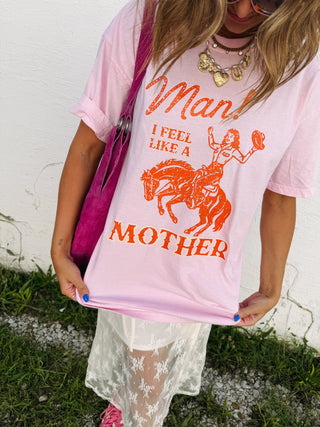 ETTA OG | man i feel like a mother graphic tee - pink