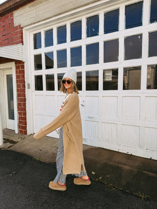 nightcrawler cardigan - camel