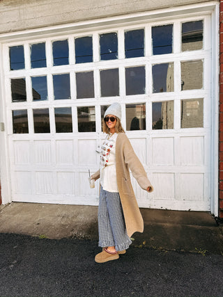 nightcrawler cardigan - camel