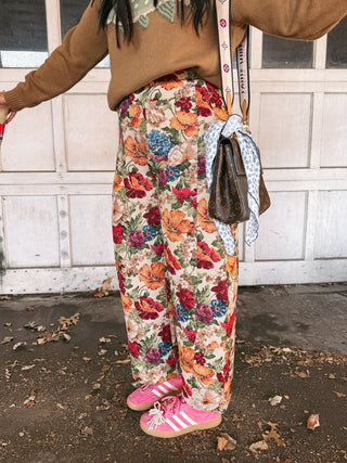 queen mary floral pants