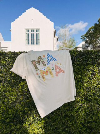 ETTA OG | floral mama graphic tee - ivory