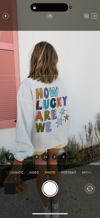 ETTA OG | how lucky are we sweatshirt