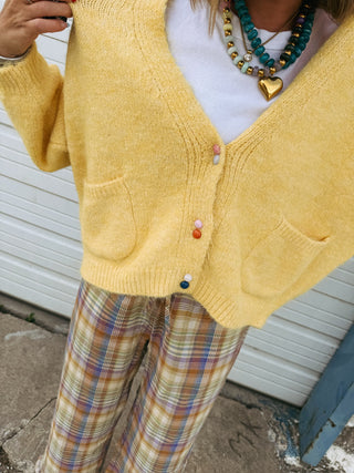 pina colada cardigan