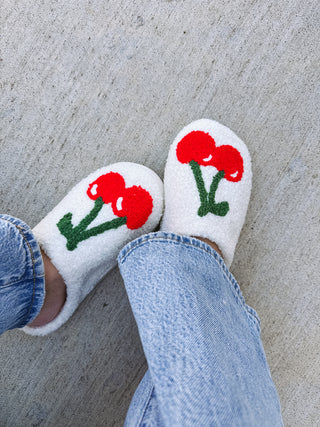 cherry slippers