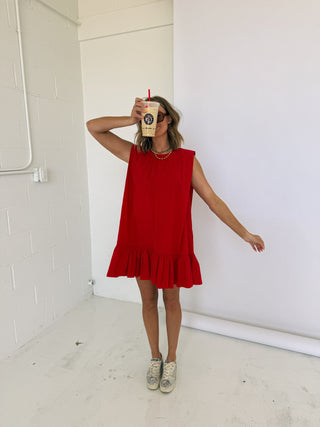 rosie ruffle dress