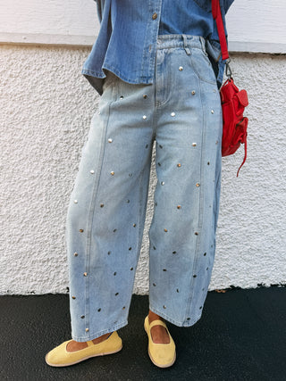 silver springs stud jeans