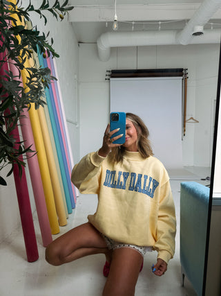 reversible dilly dally / lolly gag mock neck