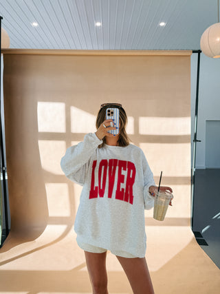 ETTA OG | all about love sweatshirt - ash