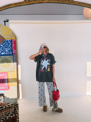 ETTA OG | candy club graphic tee - charcoal