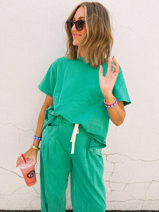 party of two piece set - emerald