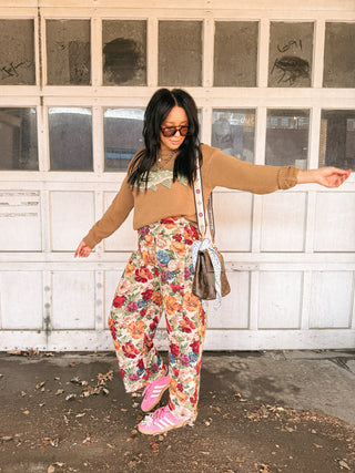 queen mary floral pants