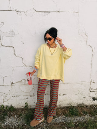 sweet nothing pullover top - yellow
