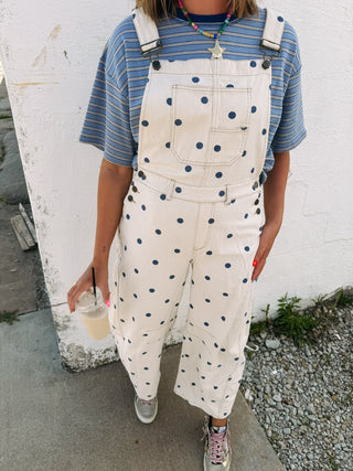 paint it polka dot overalls
