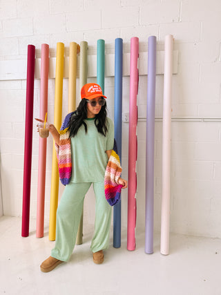 ETTA OG | these are the good ole days trucker hat - orange.