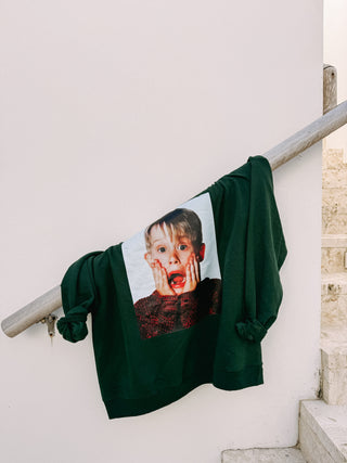 ETTA OG | home alone sweatshirt - hunter