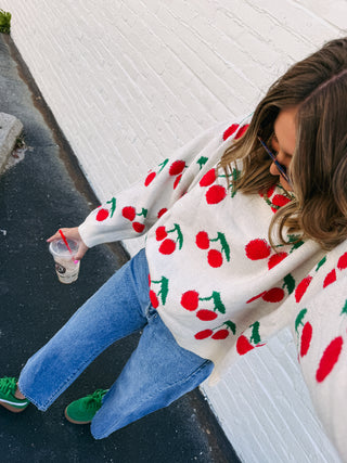 cherry bomb sweater