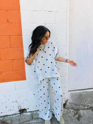 petra polka dot two piece set