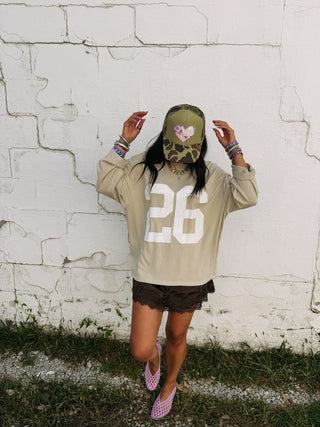 distressed 26 long sleeve