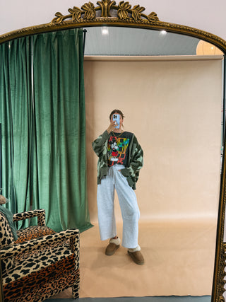 gradient mickey oversized graphic tee.