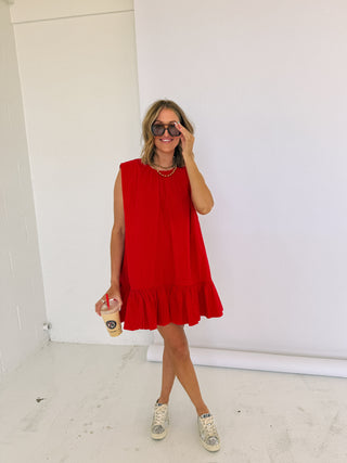rosie ruffle dress