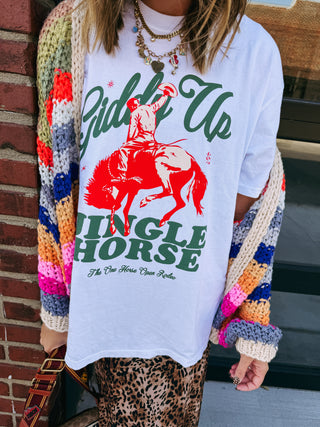 jingle horse graphic tee