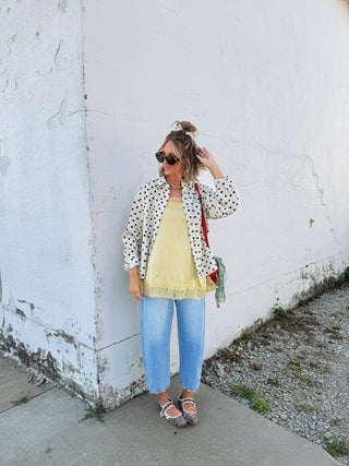 jessie polka dot jacket
