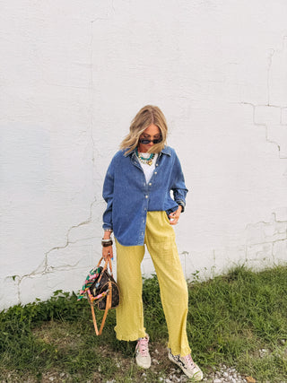 patty cake polka dot pants - green