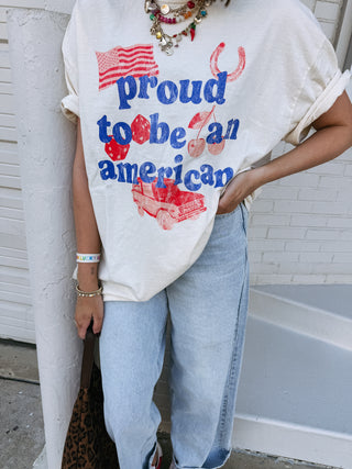 ETTA OG | proud to be american graphic tee