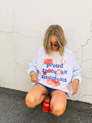 ETTA OG | proud to be an american sweatshirt