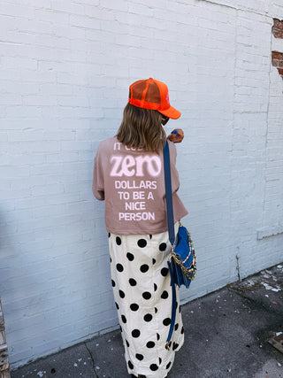 mayfair | it costs zero dollars oversized tee