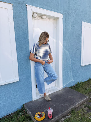 take on me pocket tee