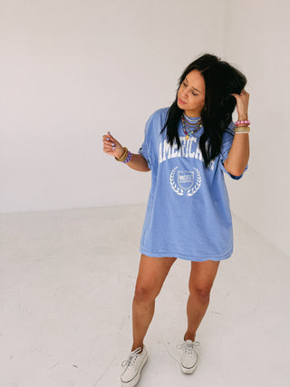 ETTA OG | americana graphic tee - denim