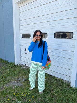 kelly stripe pants