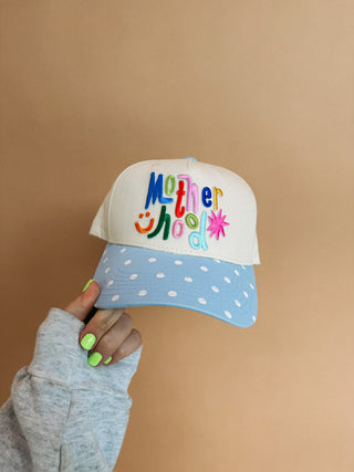 ETTA OG | motherhood trucker hat - polka dot / multi