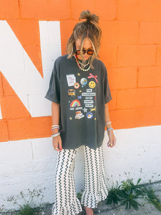 draw the line ruffle pants