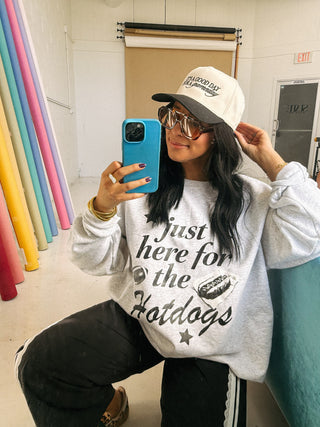 ETTA OG | here for the hotdogs sweatshirt