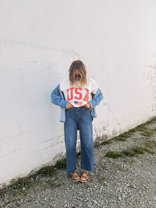 z supply | flag boyfriend tee