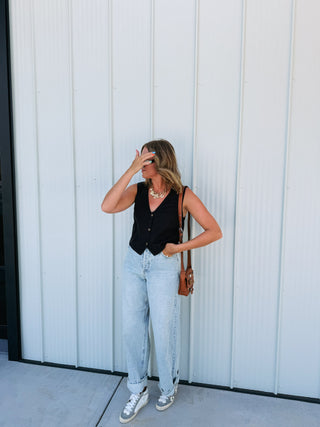 z supply | marta linen vest top