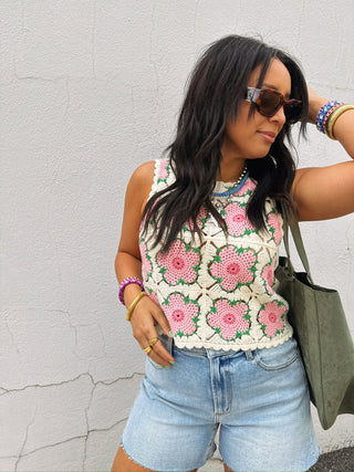 oopsie daisy crochet top