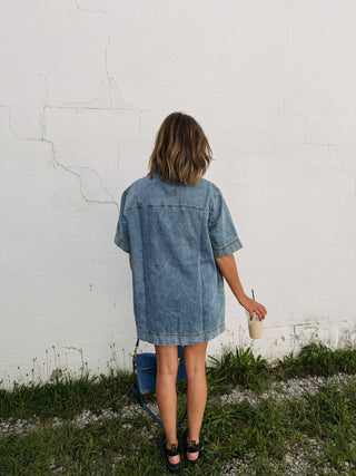 do it right denim dress