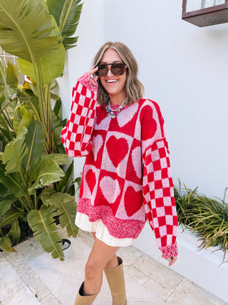 queen of hearts sweater