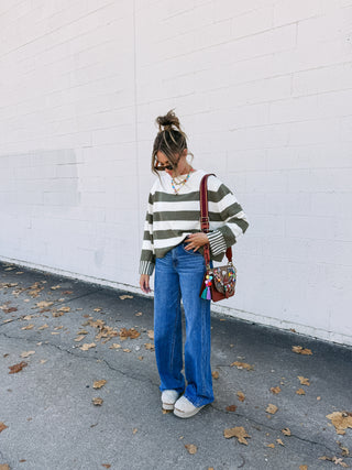 vervet | bria cuffed baggy jeans